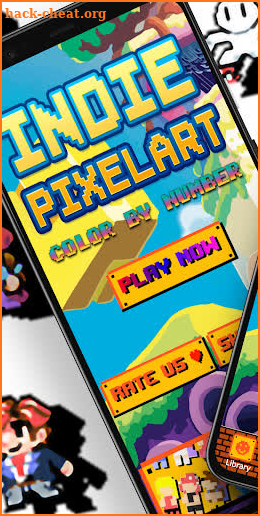 Indie Pixel art coloring book screenshot