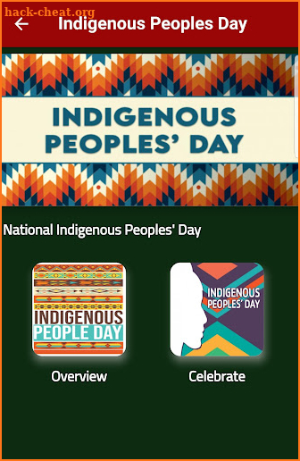 Indigenous Peoples Day screenshot