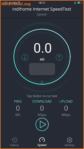 Indihome Internet Speedtest screenshot