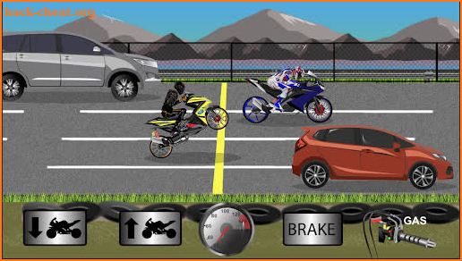 Indonesia Drag Bike Racing screenshot