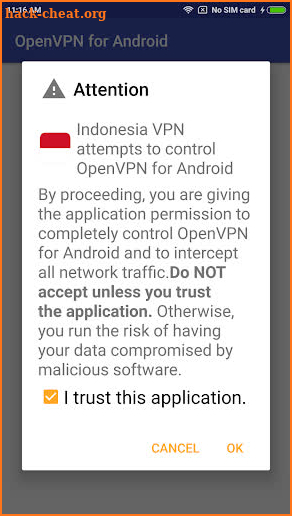 Indonesia VPN - Plugin for OpenVPN screenshot