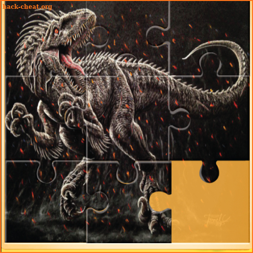 Indoraptor Jigsaw Puzzle screenshot