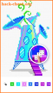 InDraw: Color by Number,Pixel Art,Sandbox Coloring screenshot