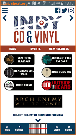 Indy CD & Vinyl screenshot