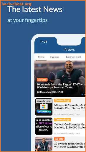 iNews - Real time news screenshot