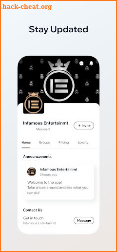 Infamous Entertainment screenshot