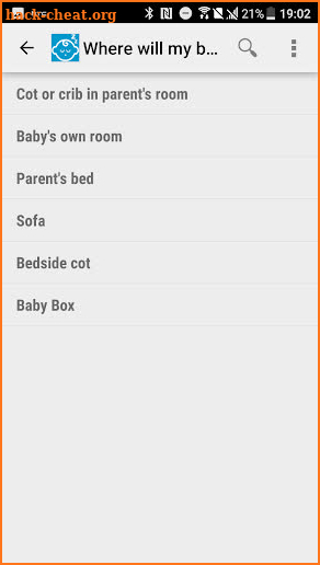 Infant Sleep Info screenshot