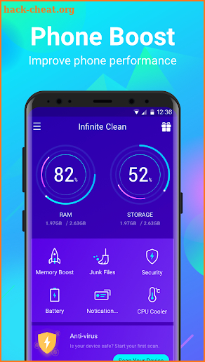 Infinite Clean - Clean every phone clearly screenshot