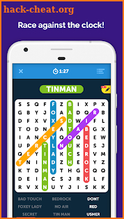 Infinite Word Search Puzzles screenshot