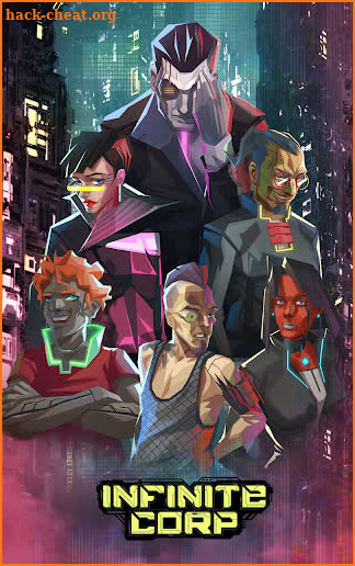 InfiniteCorp: Cyberpunk Decision-Based Card Game screenshot
