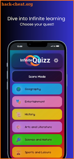 InfiniteQuizz screenshot
