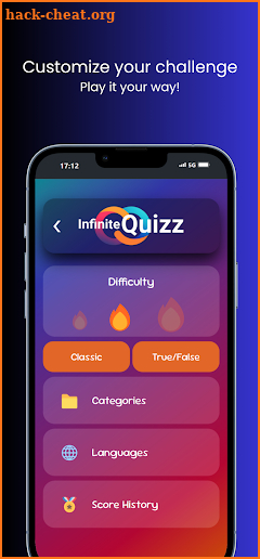 InfiniteQuizz screenshot