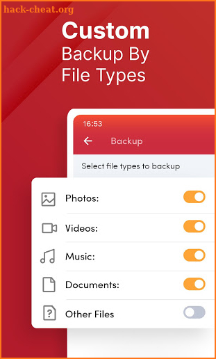 Infiniti Kloud - One-Click File Backup screenshot