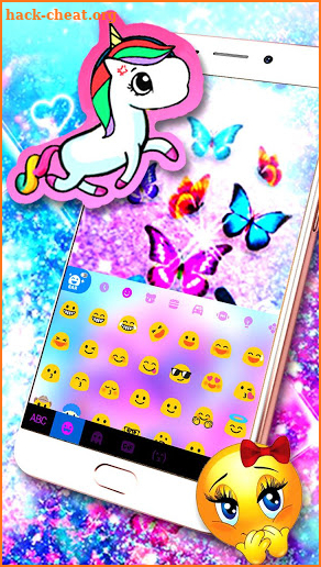 Infinity Butterfly Love Keyboard Theme screenshot