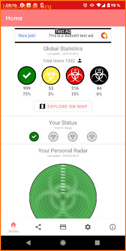 Influenza Radar screenshot