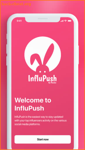 InfluPush screenshot