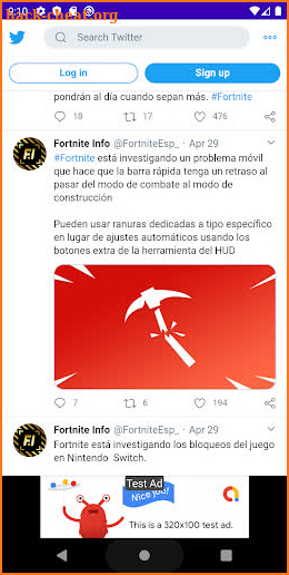 Info for Fortnite screenshot