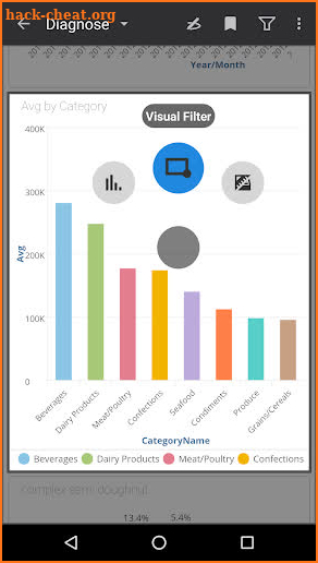 Infor Birst Mobile Analytics screenshot