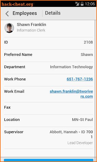 Infor Lawson Mobile Employee screenshot