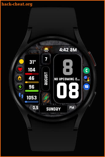 Informative Watch Face Wear OS screenshot