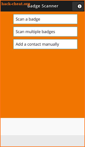 INFORMS Badge Scanner screenshot