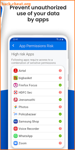 InfoSecyour Mobile Security & Online privacy app screenshot