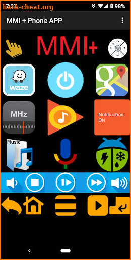 Infotainment navigation entertainment  MMI PLUS screenshot