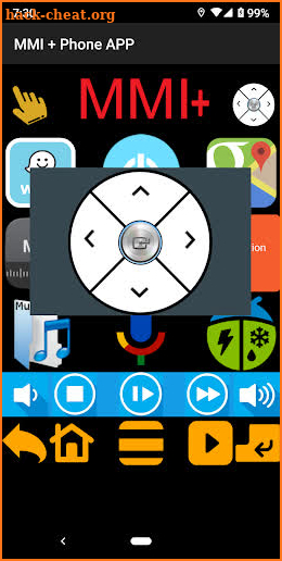 Infotainment navigation entertainment  MMI PLUS screenshot