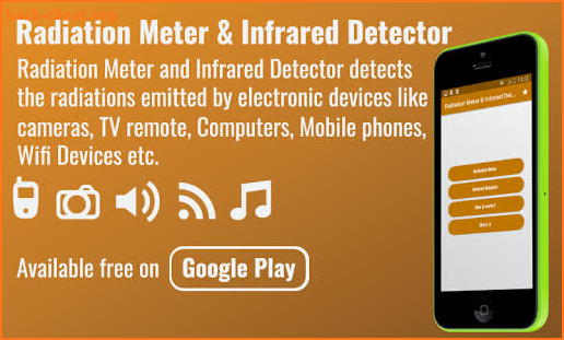 Infrared Camera Detector, Radiation Detector screenshot