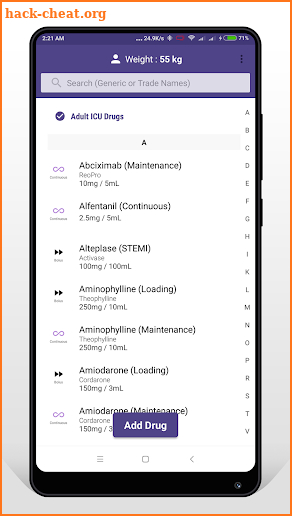 Infusions PRO - IV Infusion & Drip rate Calculator screenshot