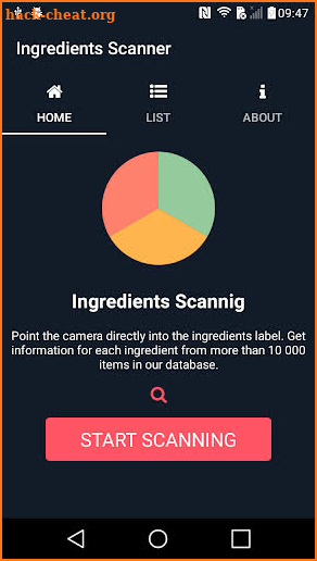 Ingredients Scanner screenshot
