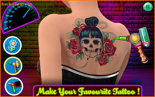 Ink Tattoo Maker Games: Design Tattoo Games Studio screenshot