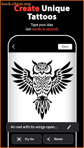 Inkit - AI Tattoo Generator screenshot