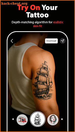 Inkit - AI Tattoo Generator screenshot