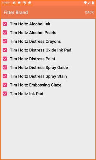 Inkpad Organizer screenshot