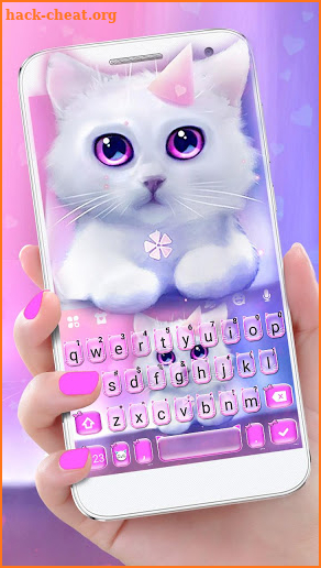 Innocent Cat Keyboard Theme screenshot