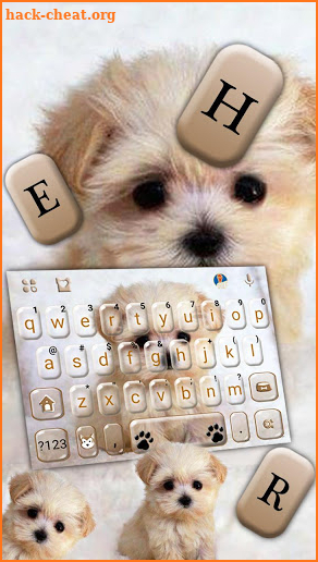Innocent Puppy Keyboard Theme screenshot