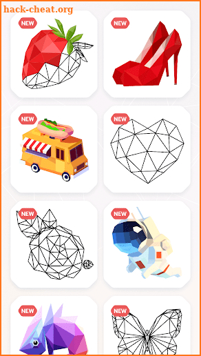 inPoly – Poly Art Puzzle screenshot
