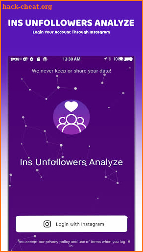 Ins Unfollowers Analyze screenshot
