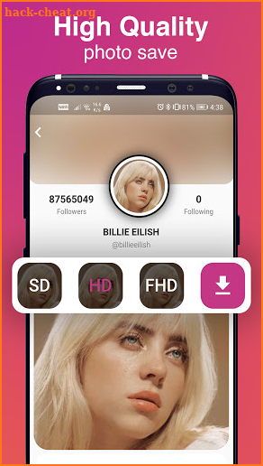 Ins Zoom: Big HD Profile Picture – For Instagram screenshot