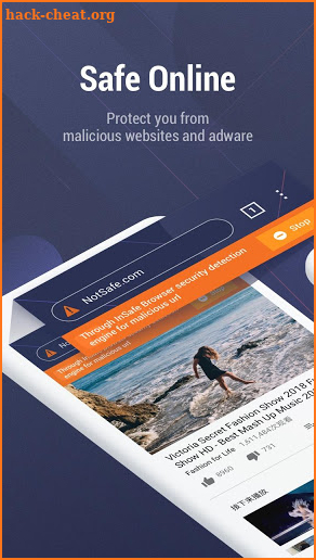 InSafe Browser - Privacy & Safe & AD Blocker screenshot