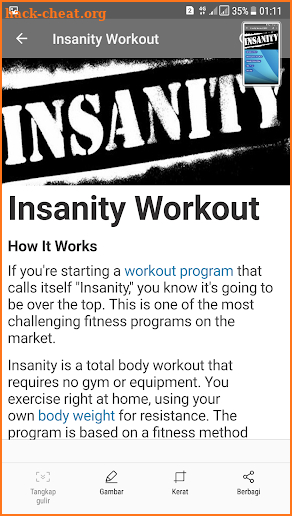 Insanity Workout screenshot