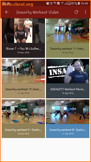 Insanity Workout Free App screenshot