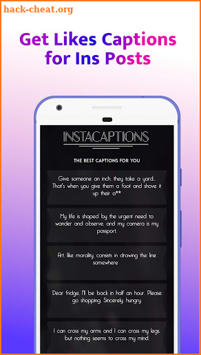 Inscaptions - Get More Likes Caption for Instagram screenshot
