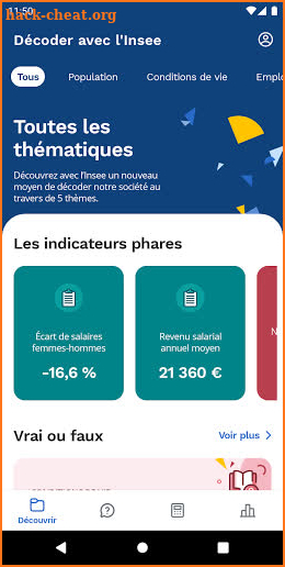 Insee Mobile screenshot