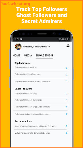 Insights - Follow Analyzer for Instagram screenshot