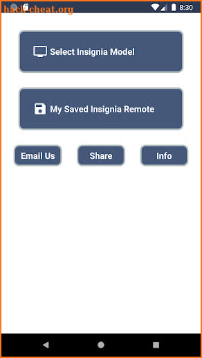 Insignia TV Remote screenshot