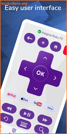 Insignia TV Remote - Roku TV screenshot