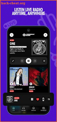 Insomniac Radio screenshot