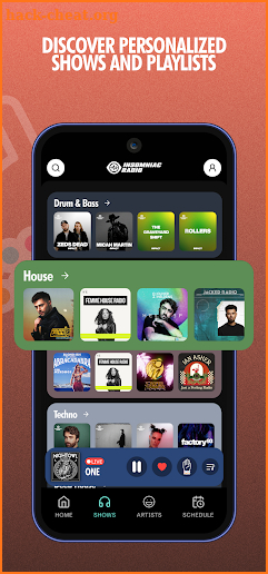 Insomniac Radio screenshot